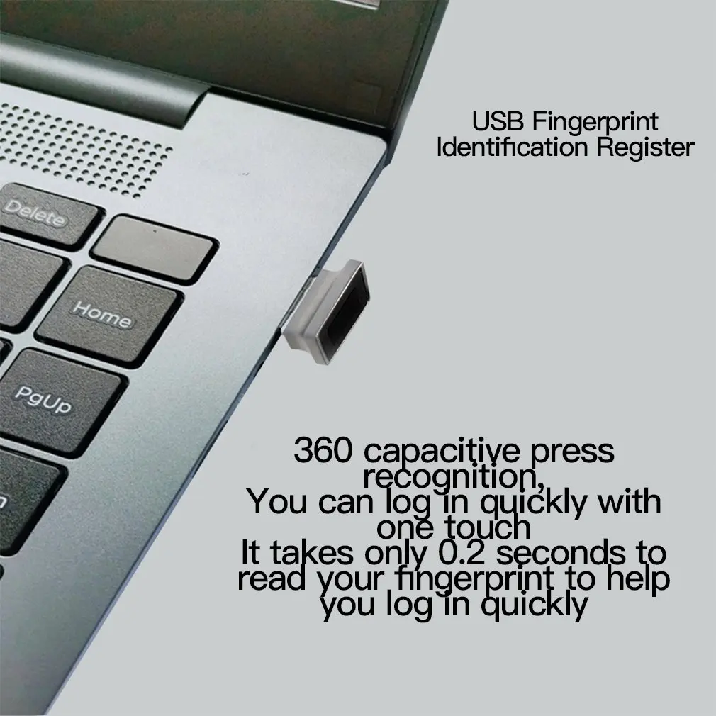 Imagem -02 - Módulo Leitor de Impressão Digital Usb para Windows 10 11 Cadeado de Scanner Biométrico para Laptops pc Módulo de Desbloqueio de Impressão Digital