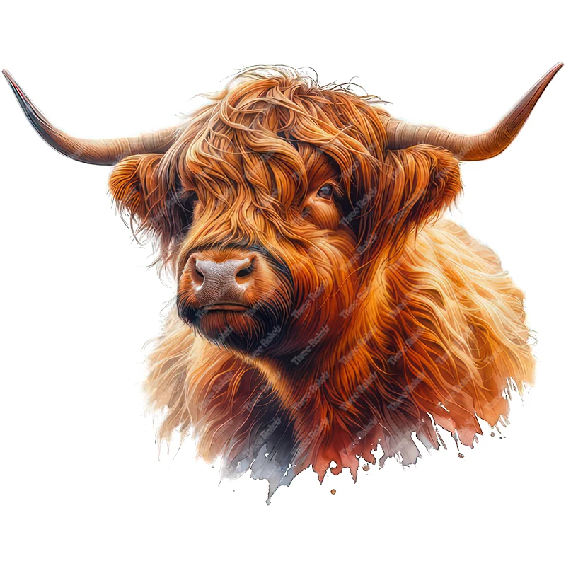 Three Ratels Bull cartoon wall sticker for home Decoration car hood decals