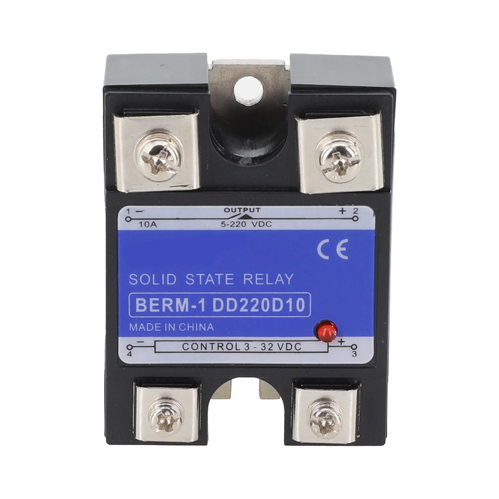Single Phase Solid State Relay with 5-20MA Trigger Current and 3-32VDC Input for Compatibility with for plc Systems
