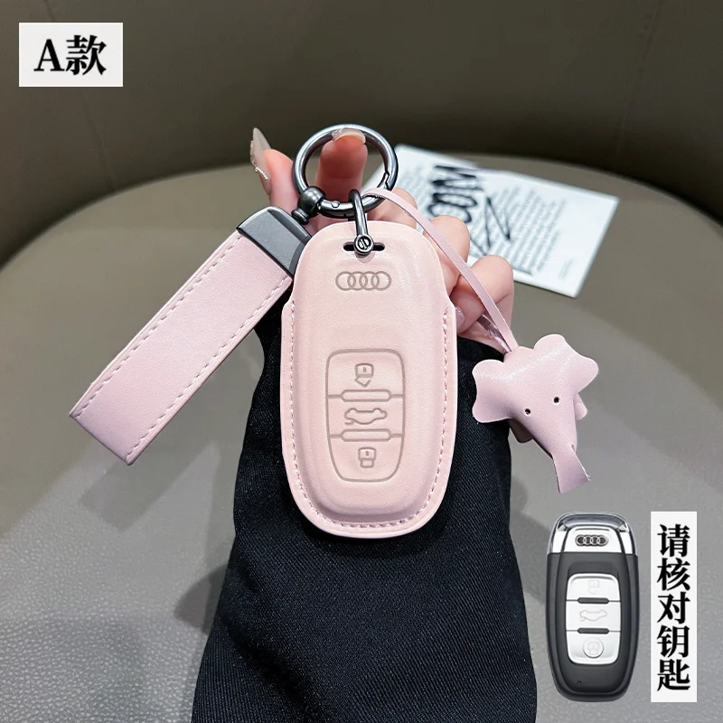 Leather Car Key Cas… - image