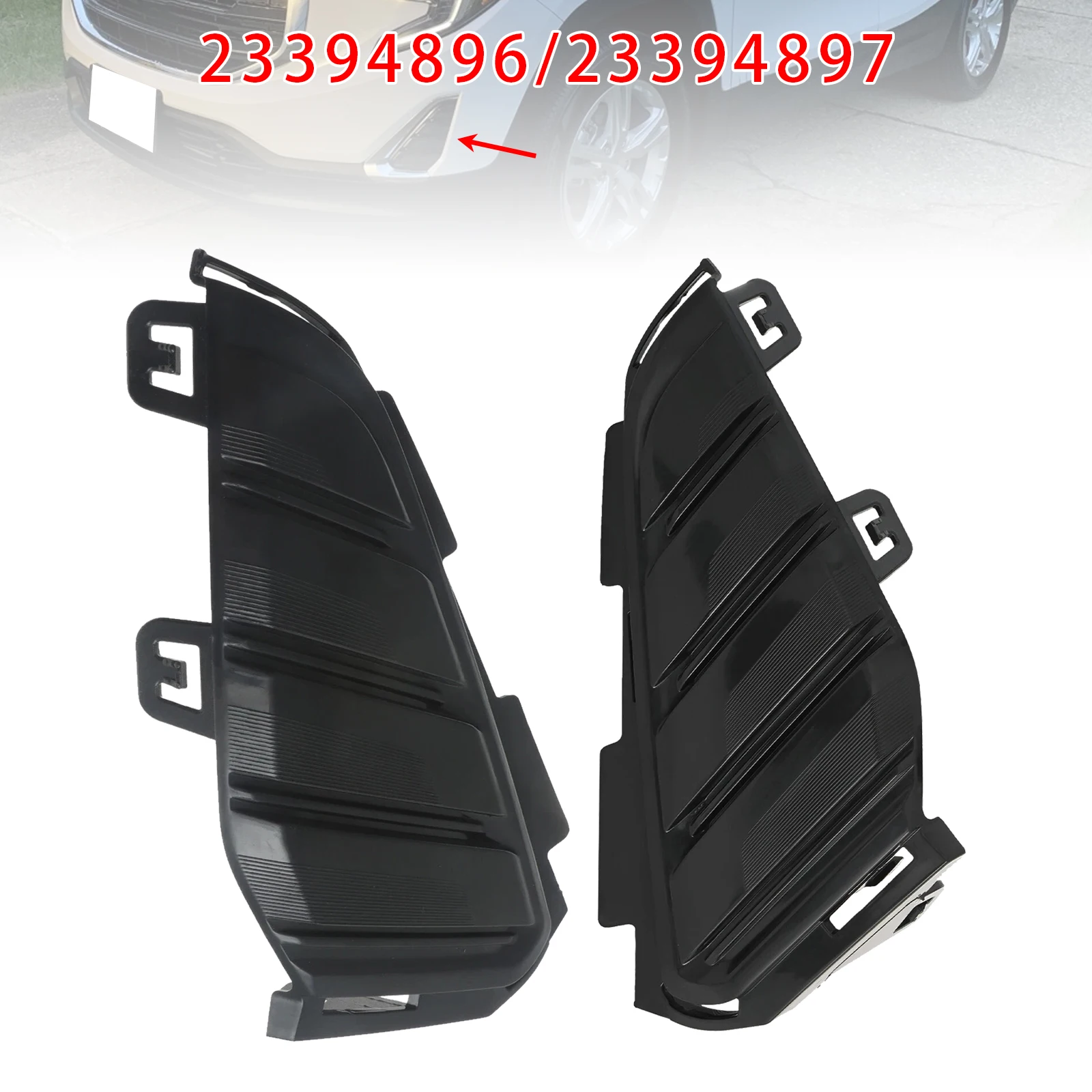 

Пара чехлов для противотуманных фар Artudatech для GMC Terrain 2018-2021 2019 2020 23394897 23394896