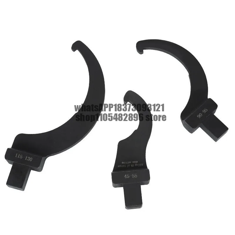 Wrench Crescent Head Hook Head Interchangeable Accessories Shaped Joint Torque Wrench Adapter Interface 14X18