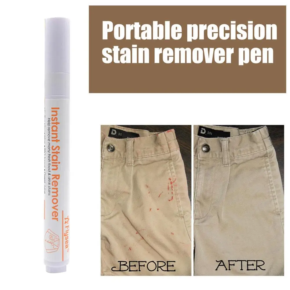 Magic Clothes Decontamination Pen Portable Non-washable Removal Dirt Emergency Small Wine Grease Coffee Stain Pen Removal O7R8