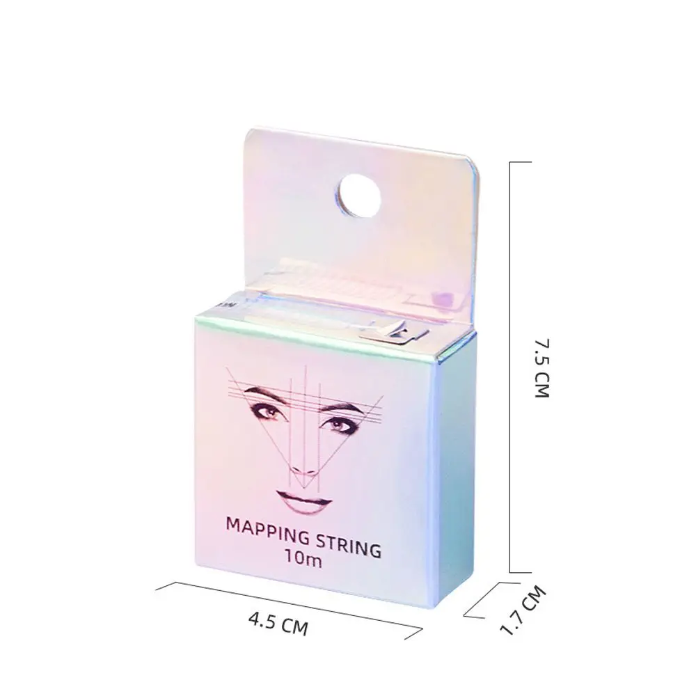 Mapping Positioning Eyebrow Semi Permanent Eyebrow Marker Thread Makeup Measuring Tool Eyebrow Dyeing Liners Pre-inked String