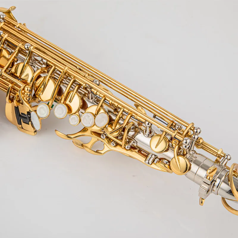 New Arrival Alto Eb Tune Saxophone Brass Musical Instrument Gold Lacquer Sax With Case Mouthpiece