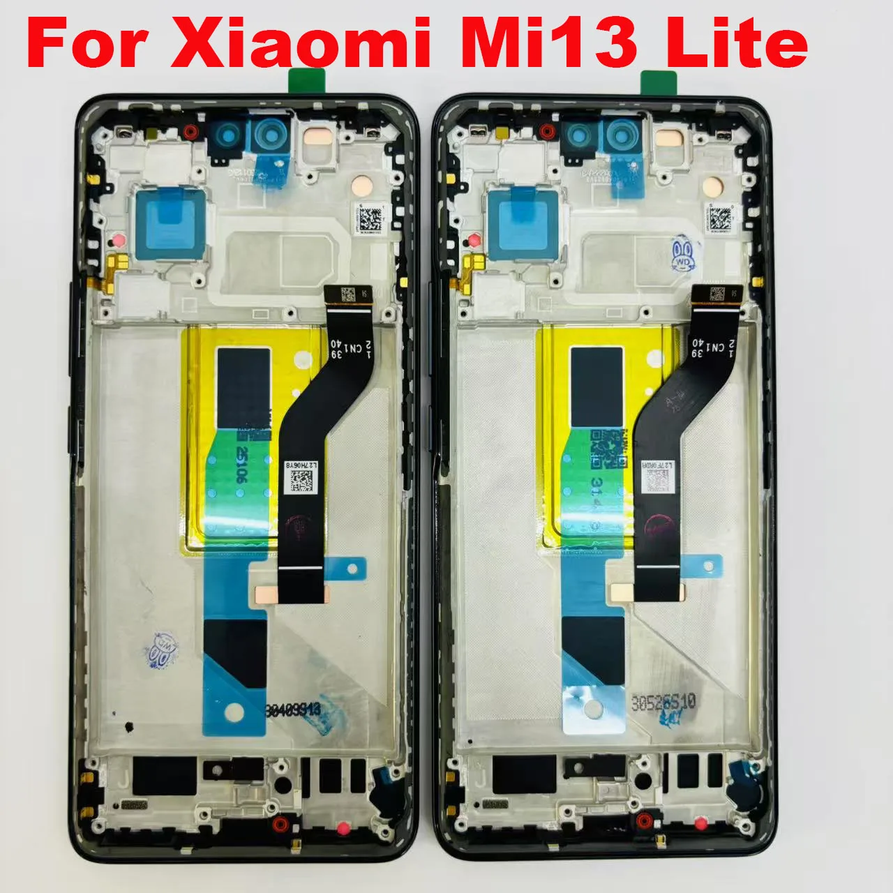 6.55' Amoled Original For Xiaomi 13 Lite LCD Display Touch Screen Replacement Digitizer For Xiaomi Mi13 Lite 5G Display +Frame