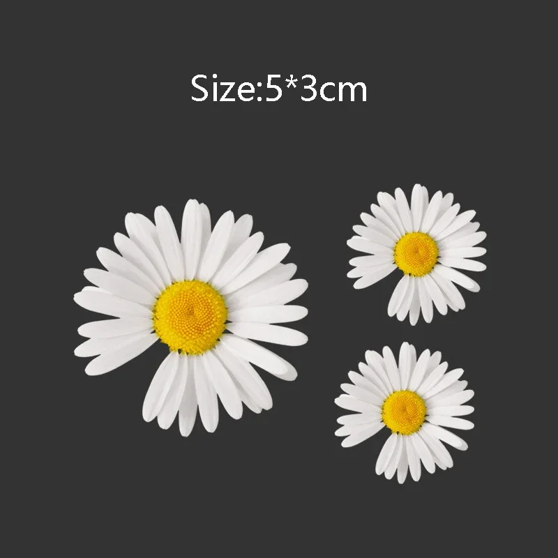 Daisy Petals Car Stickers Floral Ho White Peace and Love Auto Window Beautiful Life Decals for Women Tuning Accessories