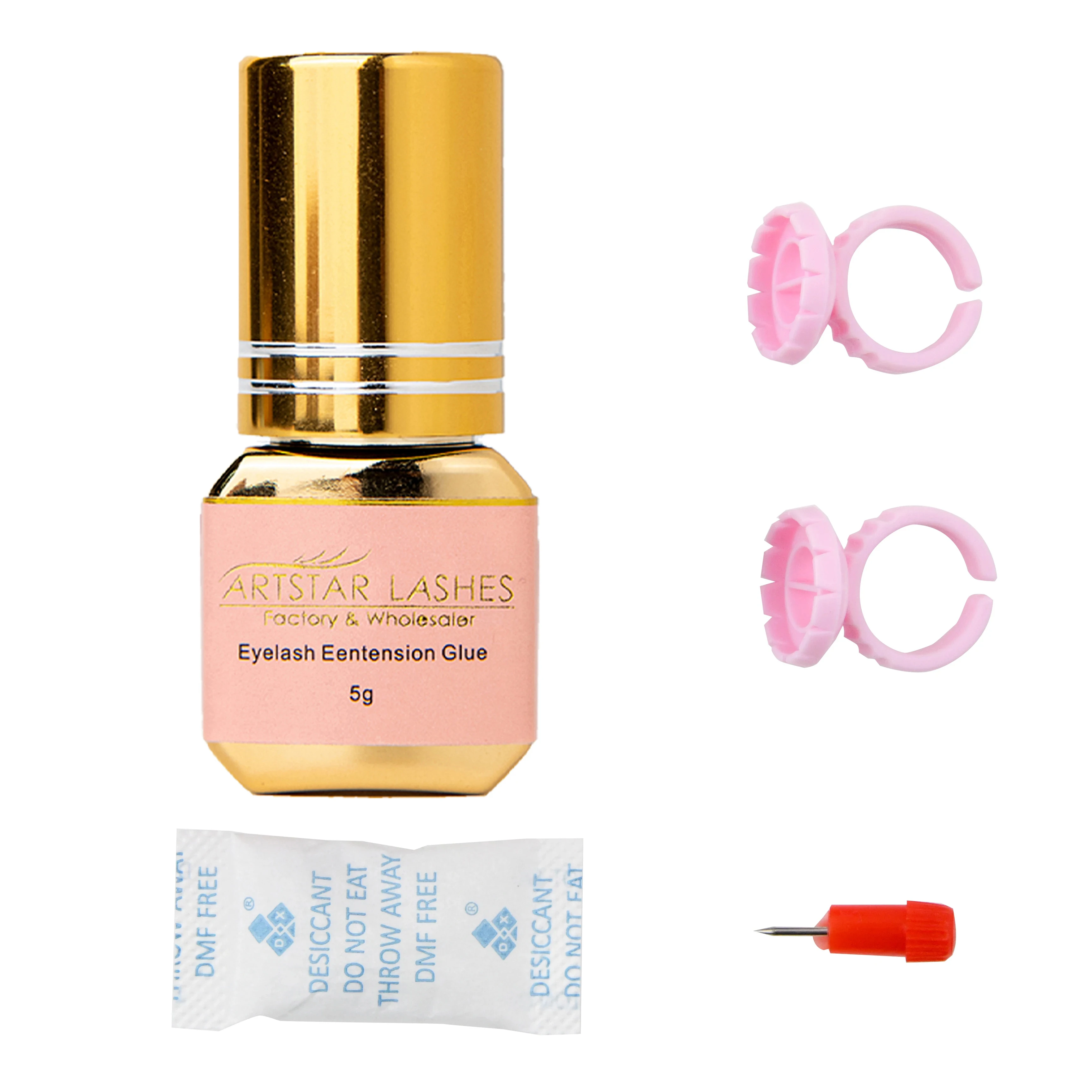 3/5/10 Bottles 5ml Lash Glue for Lash Extensions 1S Drying Adhesive for Eyelash Extension Long Lasting Eyelash Glue