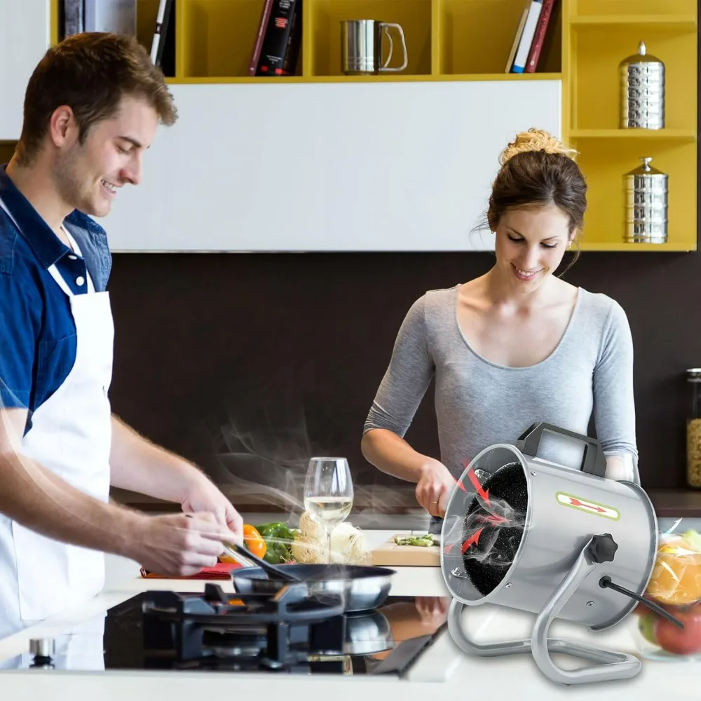 Draagbare Afzuigkap Voor Koken, Sterke Wind, 9 Actieve Koolstoffiltervervangingen, Voor Indoor Bbq, Hete Pot En Rv Keukens