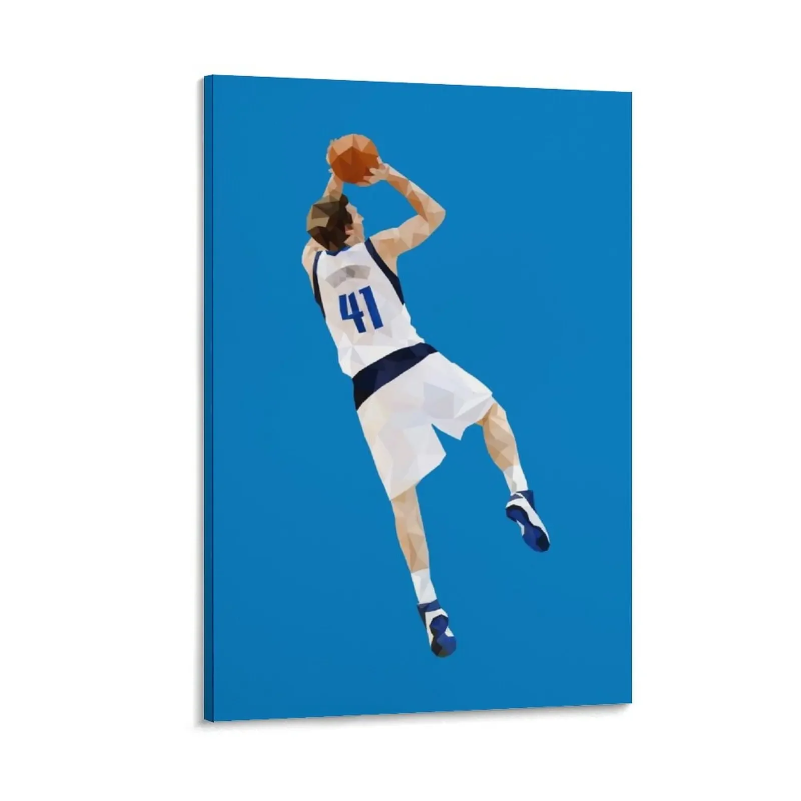 

Dirk Nowitzki Fadeaway Canvas Painting interior paintings decorative frames wall room home and decoration
