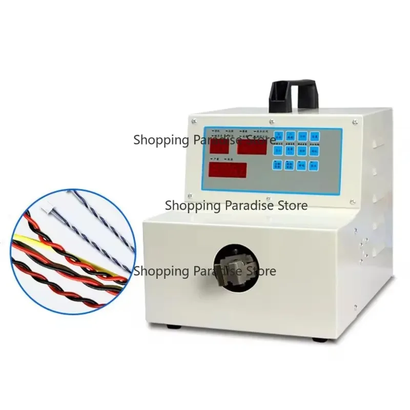 Automatic Cable Pair Wire Twisting Stranding Machine for Home Use White Body Electric Cable Making Machine
