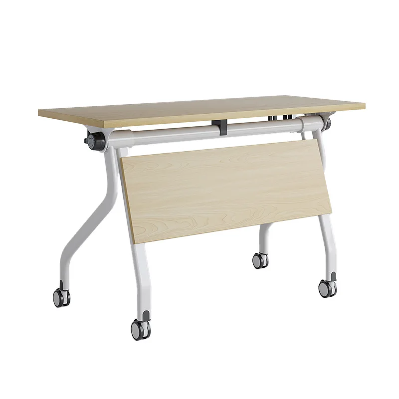 Corner Work Executive Office Desk Modular Folding Table Training Conference Room for Home Office Use Training Flip Tables