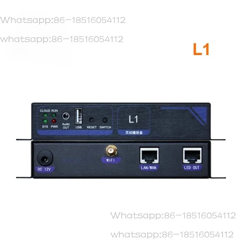 LINSN L1 L2 L3 L4 L6 Asynchronous Player LED Video Control System Box with USB