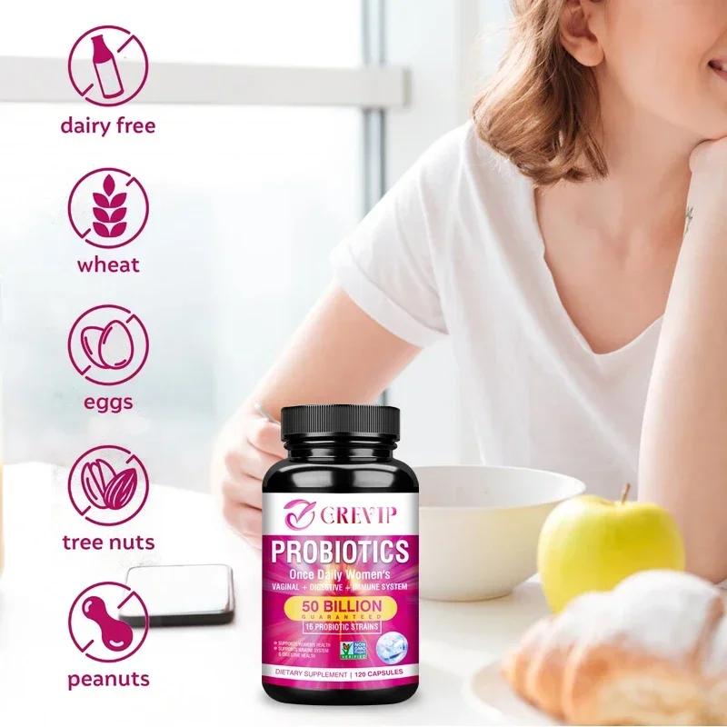 Probiotics 50 Billion - Help Relieve Bloating & Gas Support Digestive Health Support Discomfort & Longer Lasting Energy