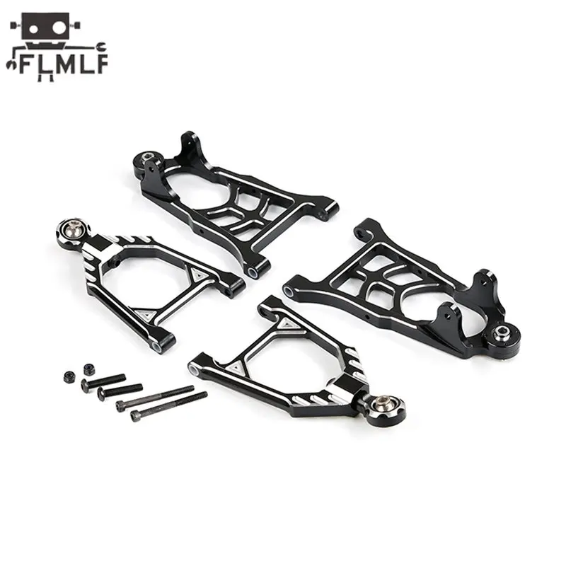 Rc Car Gas CNC sospensione posteriore o anteriore in metallo un Set di bracci per 1/5 HPI ROFUN BAHA ROVAN KM MCD BAJA 5B 5T 5SC parti di camion