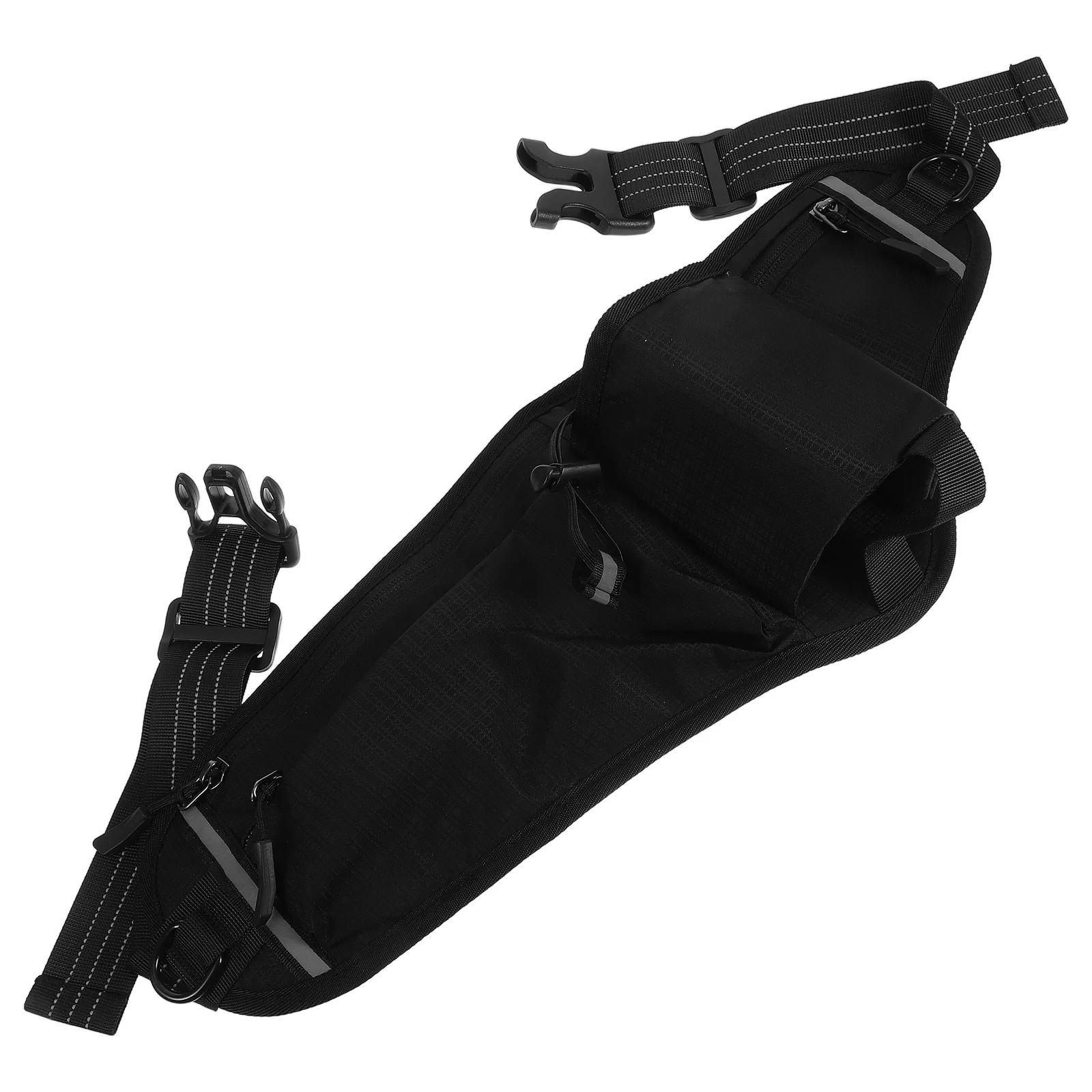 Sports Waist Pack Multifunctional Running Belt with Bottle Holder Adjustable Fit for Running Hiking Outdoor Fitness Portable