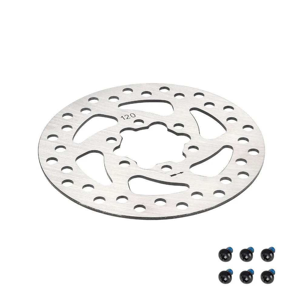 

120mm E-Scooter Disc Brake 6 Holes for MAX F3/G3/ZT3 E-Scooter Brake Disc Rotor Anti Corrosion Disc Brake Lining Scooter Parts