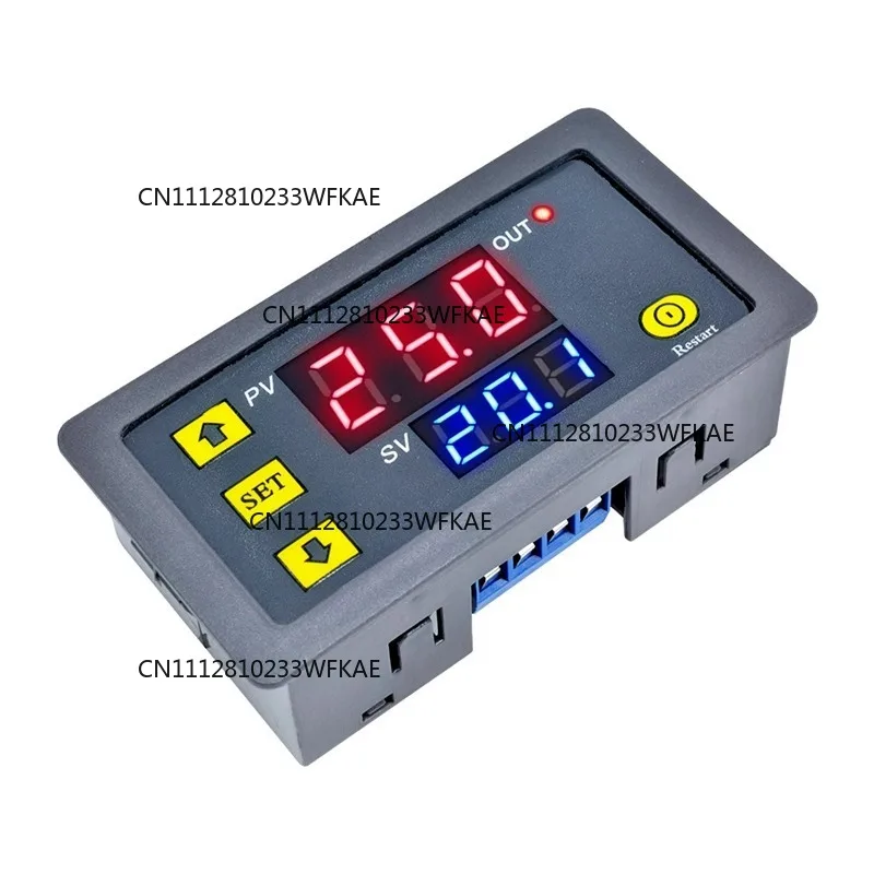 AC 110V 220V Digital Time Delay Relay Dual LED Display Cycle Timer Control Switch Adjustable Timing Relay Time Delay Switch