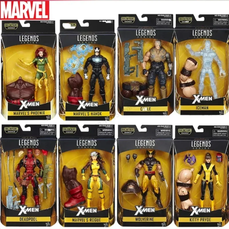 

Retro Marvel Legends Red Tank Set X-Men Rogue Wolverine Brown Wolf 6" Action Figure Iceman Havok Cable Xmen Collectibl Toys