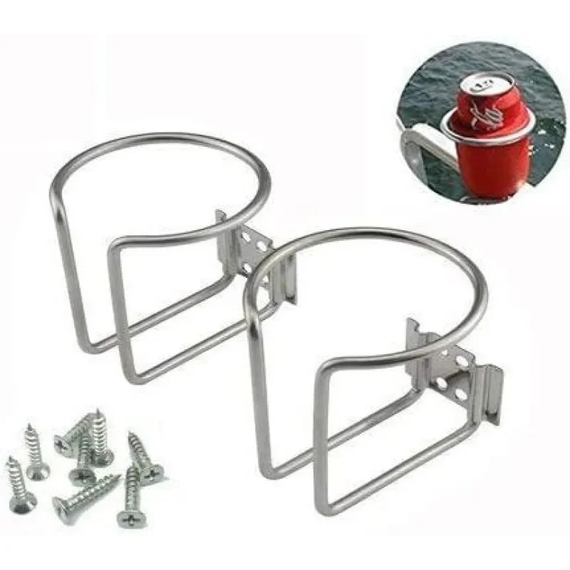 Edelstahl Boot Ring Tasse Getränkehalter Universal Getränkehalter für Marine Yacht LKW Wohnmobil Auto Anhänger Hardware