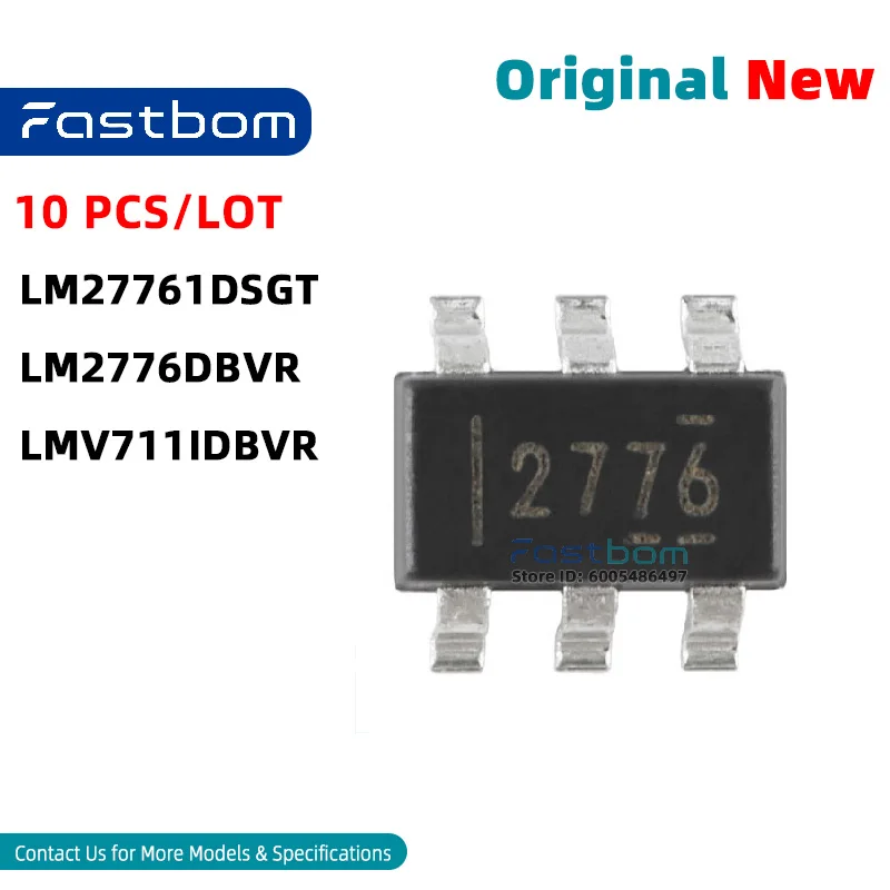 LMV711IDBVR LM27761DSGT LM2776DBVR SOT-23-6 CP INV CHARGE-PUMP VOLTAGE INVERTER New Original