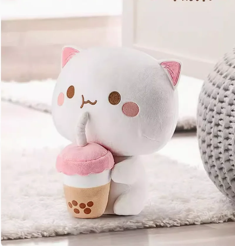 Knuffels 30 cm Perzik Kat Mitao Kat Gevulde Plushie Pop Schattige Dieren Gevulde Kussen Home Decor Kinderen Speelgoed meisje Verjaardagscadeau