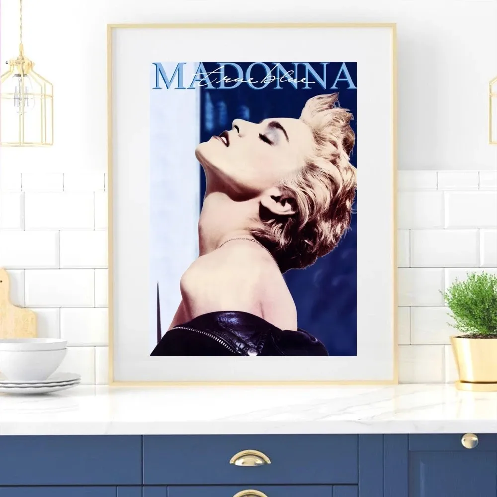 Singer M-Madonna Poster Home Room Decor Livingroom Bedroom Aesthetic Art Wall Painting Stickers