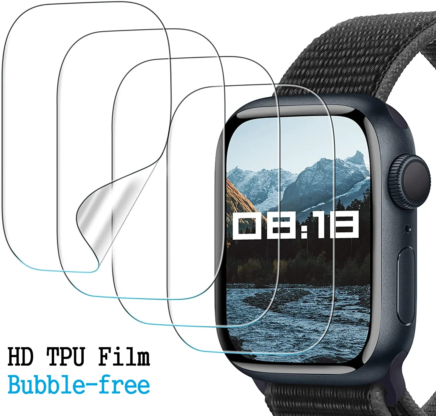 Für Apple Watch Series Ultra 2 9 8 7 6 SE 4 Zubehör iwatch 49 mm 44 mm 40 mm 45 mm 41 mm Filmabdeckung Apple Watch Displayschutzfolie