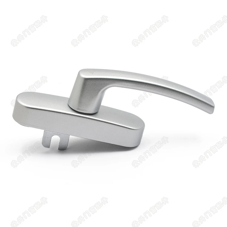 Liga de alumínio Inner Flat Open Inner Curtain Wall, Window Handle, Shift Fork Arc Handle, acessórios de hardware