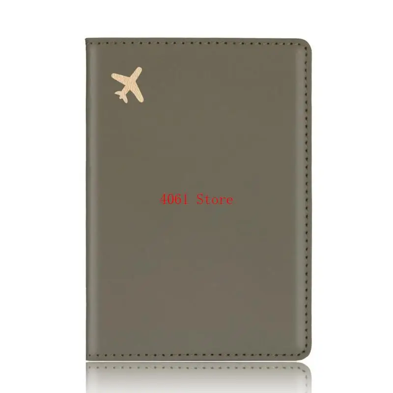 Lover Couple Holder Card Cover Plane Hot Stamping for Women Men