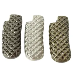 For BIC Mini Lighter J25/5 - Zinc Alloy Metal Case with Decorative Mesh Pattern - Portable and Stylish