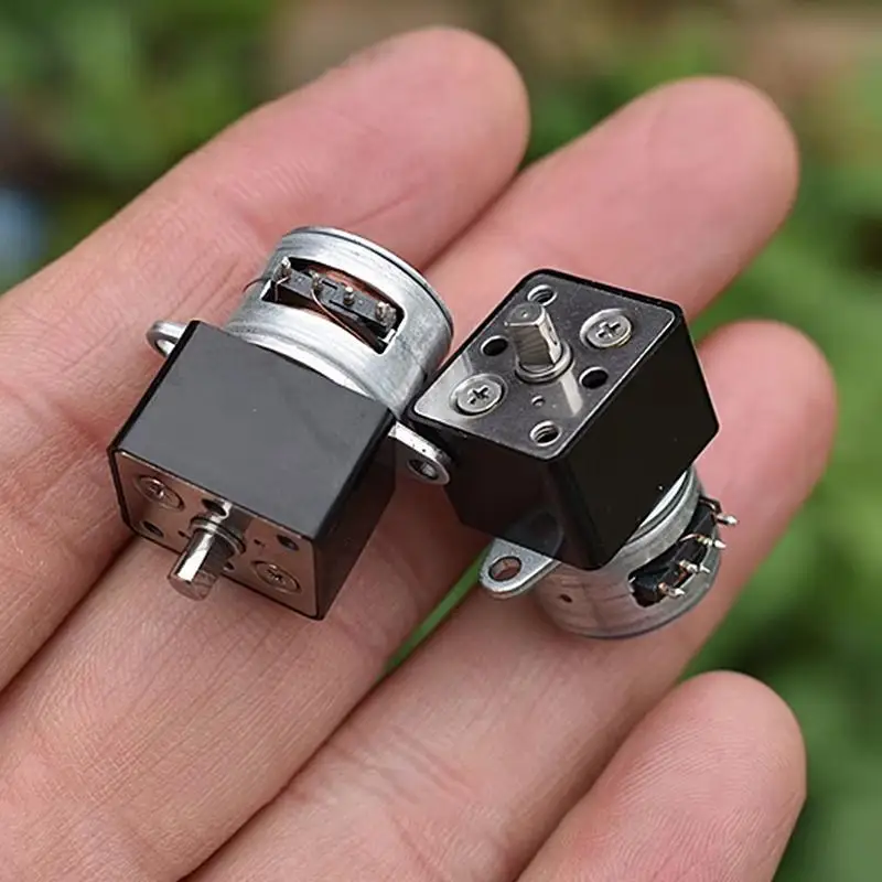 15BY 15mm 2-Phase 4-Wire Micro Stepper Motor Full Metal Gearbox Mini Motor for Camera Gimbal Stabilizer Accessories
