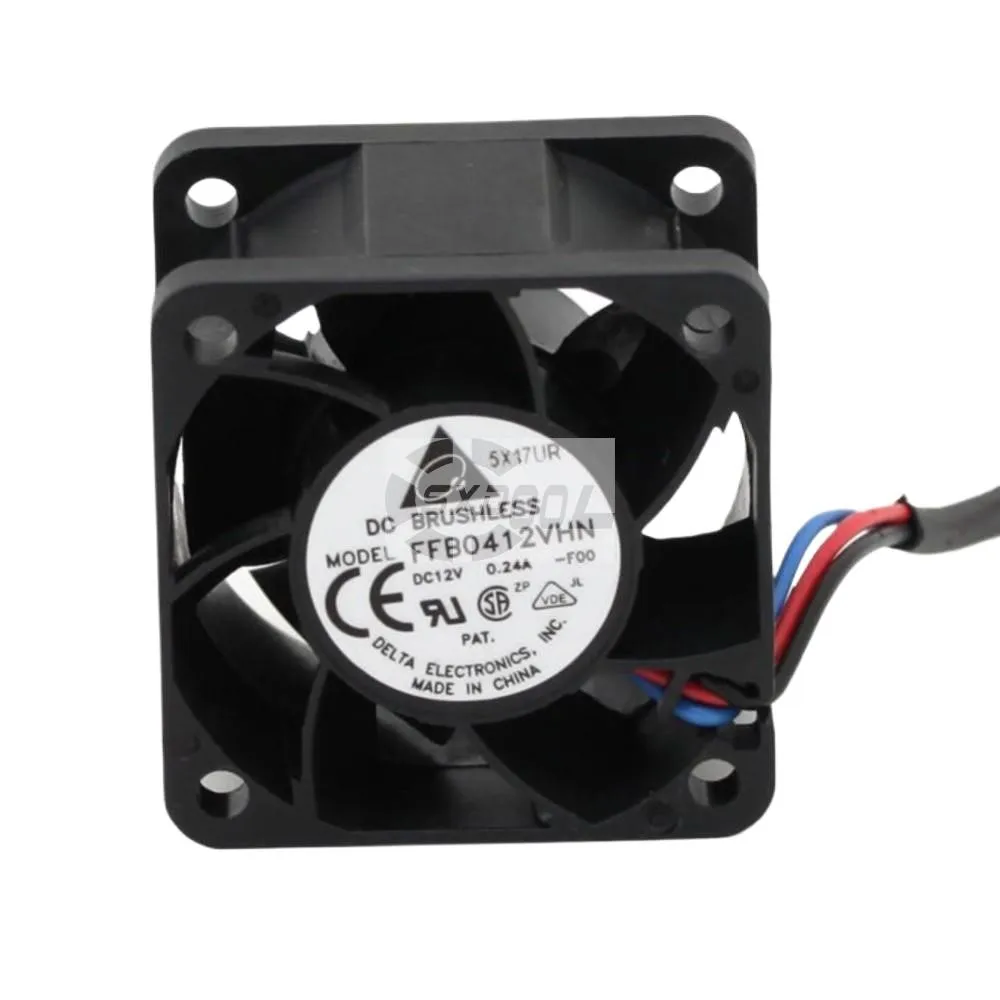 

1PCS 2pcs for Delta FFB0412VHN 40mm x 28mm DC 12V 0.24A 4cm Fan - High-Performance Cooling Solution Servers & Electronics