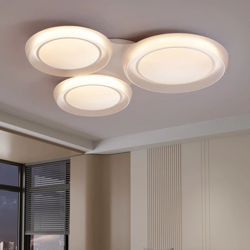 Bedroom Ceiling Light Modern Simple New Suspended High-end Designer Circular Living Room  Eye Protection LED Lighting Fixture