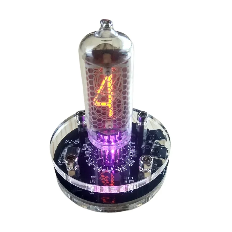 IN-8/IN-8-2 Nixie Glow Tube Single Glow Clock IN8-2