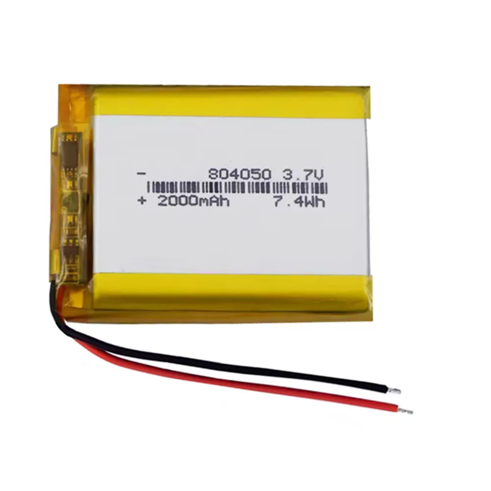804050 3.7V 2000mAh Lipo Battery 1-10PCS Rechargeable Lithium Polymer Cell For Toys Pet Water Dispenser Medical Equipment