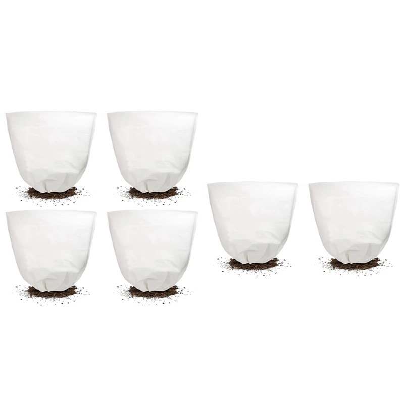 

Reusable Plant Covers Freeze Protection,Winter Plant Cover Bags With Zipper/Drawstring