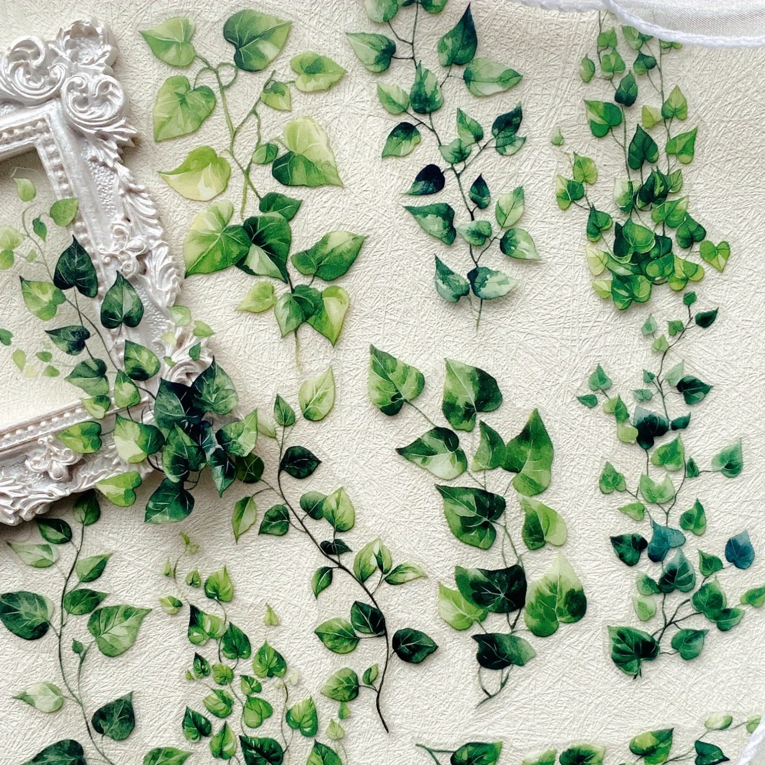 20 stuks plant bladeren stickers notebook decoratieve stickers voor scrapbooking label dagboek album junk journal planner