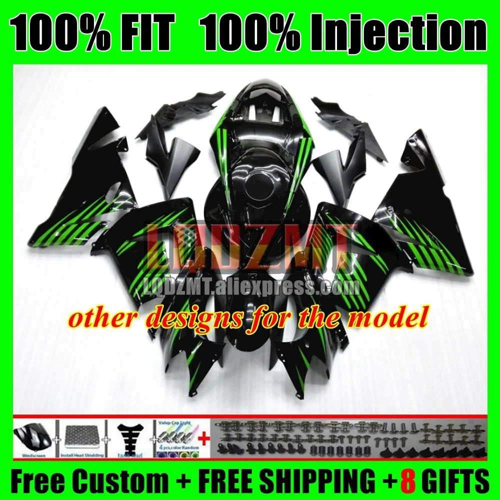 OEM Body For KAWASAKI NINJA ZX 1000 CC ZX-10R white red 2004 2005 58No.13 ZX 10 R ZX1000CC 1000CC ZX 10R ZX10R 04 05 Fairing