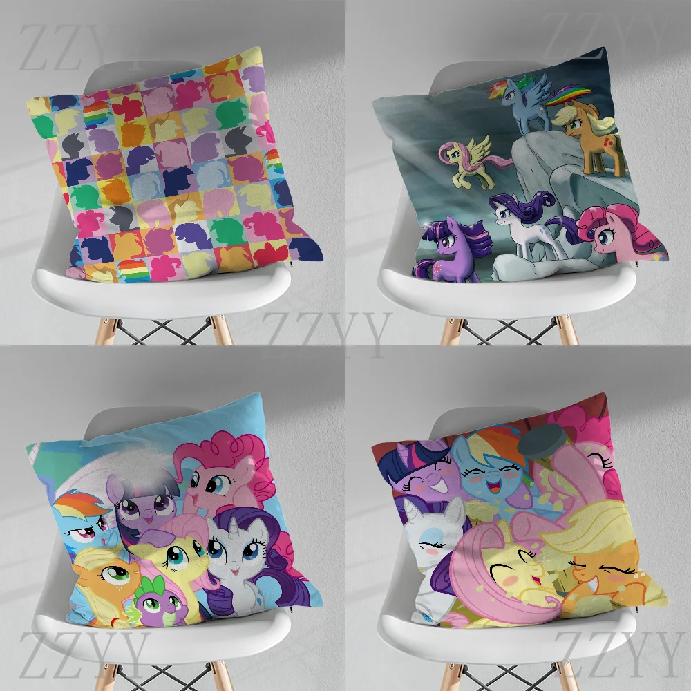 

M-My Little Pony Cute Pillow Case Pillow Case Soft Cushion Cases for Farmhouse Sofa Decor Home Decorations and Protector