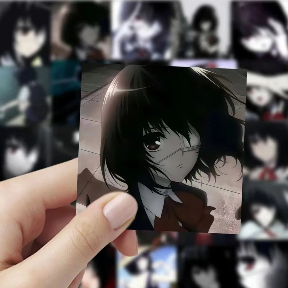 10/30/59 قطعة الفتيات ميساكي مي ملصقات الكرتون آخر أنيمي ملصق محمول سكيت حقيبة الهاتف الأمتعة الديكور مائي