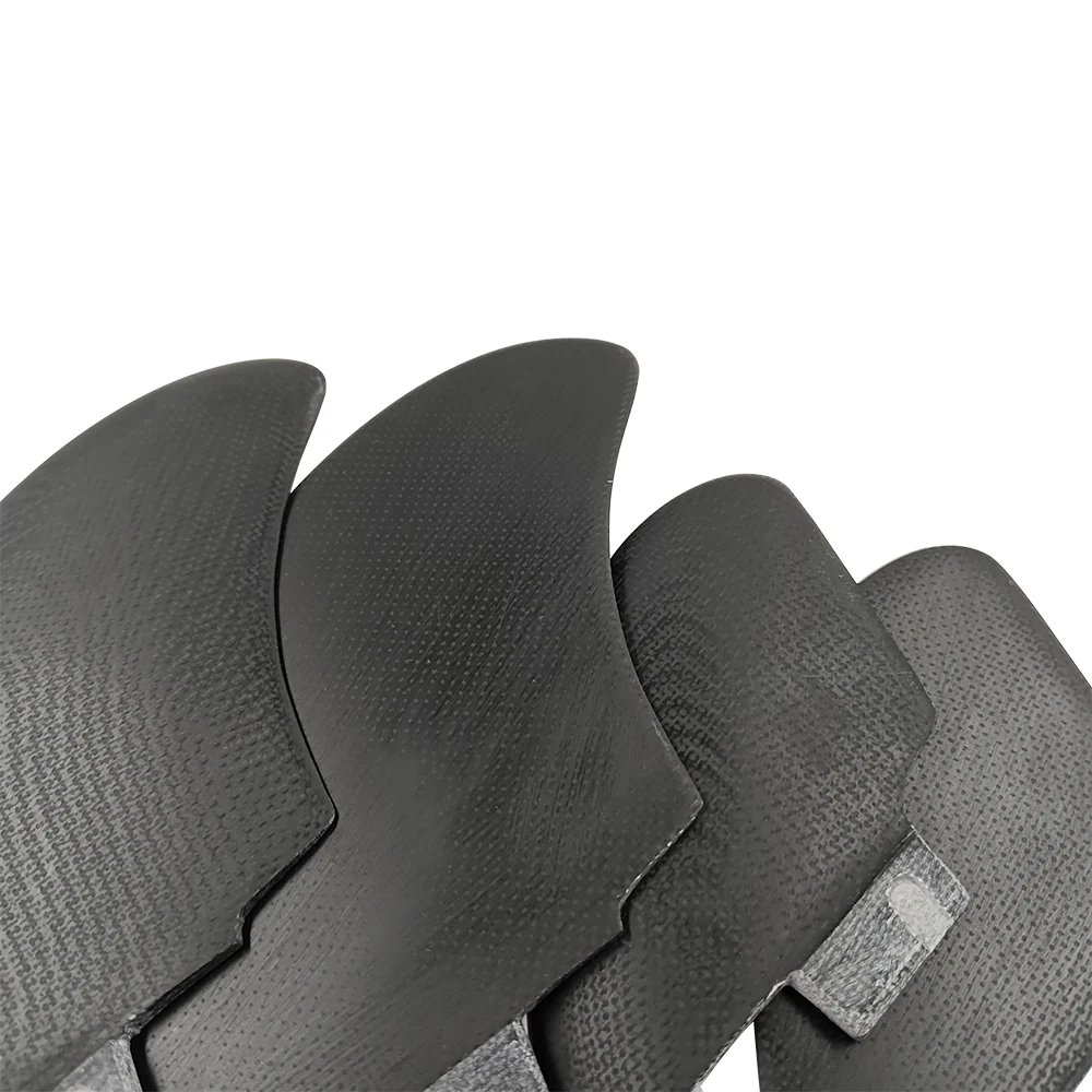 Twin-Quad Fins UPSURF FCS II Fins Top Performance Core Fiberglass Surfboard Fins Dual Tabs Twin Rear Fins+Twin Keel Fins Quilhas