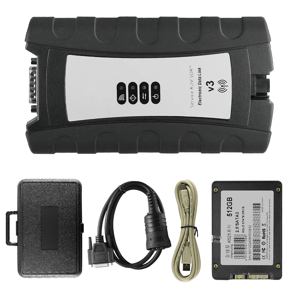 لأداة التشخيص EDL V3 وصلة البيانات الإلكترونية جرار زراعي أداة تشخيص البناء V5.3 وصلة البيانات الإلكترونية #3