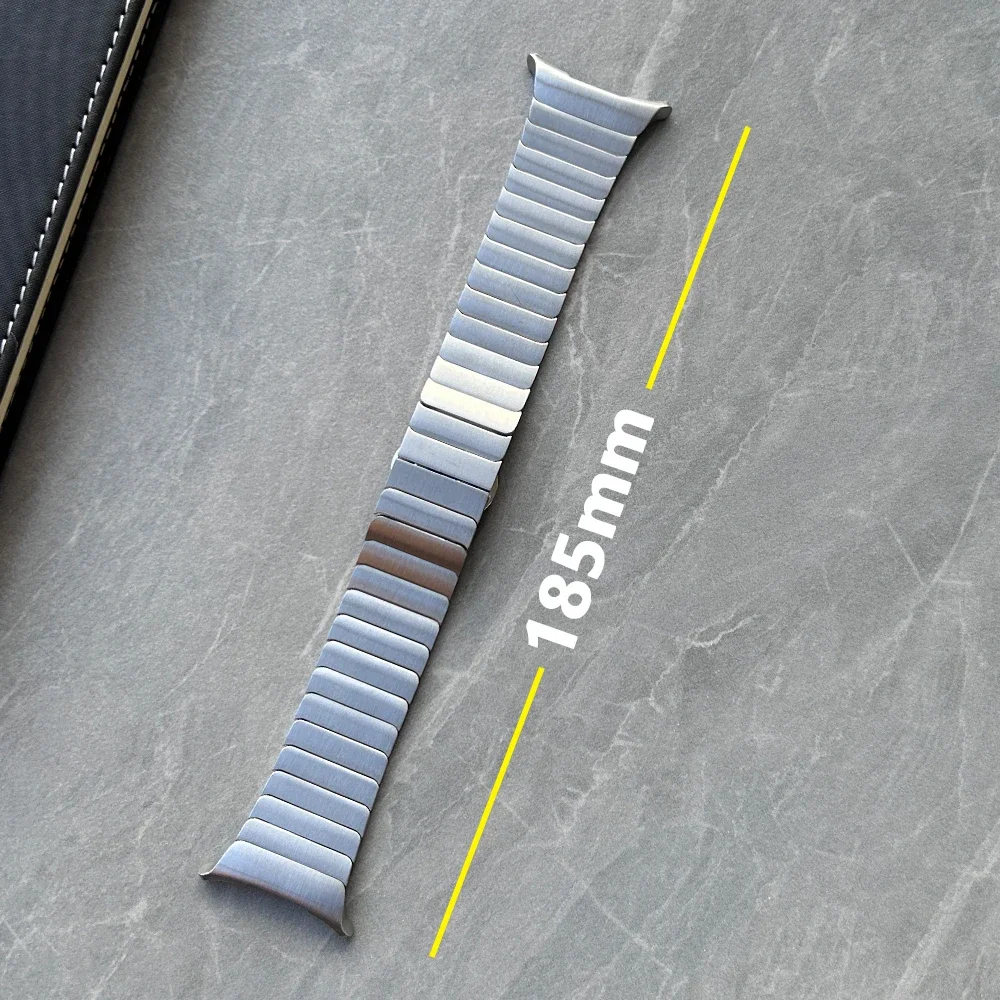 Cinturino in metallo da uomo d'affari per Samsung Galaxy Ultra Watch 7 47mm No Gaps Bracciale a maglie di lusso per GALAXY ULTRA 47MM Loop Band Belt