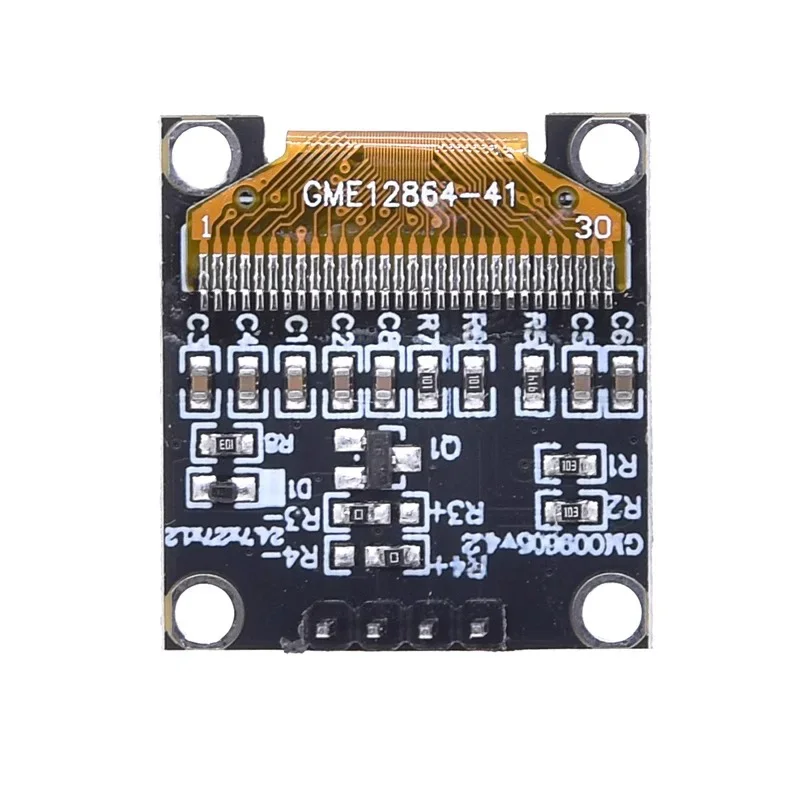 5 шт./партия, последовательный модуль oled IIC 0,96 дюйма, белый/синий модуль OLED 128X64 I2C SSD1306 12864 Arduino, плата ЖК-экрана