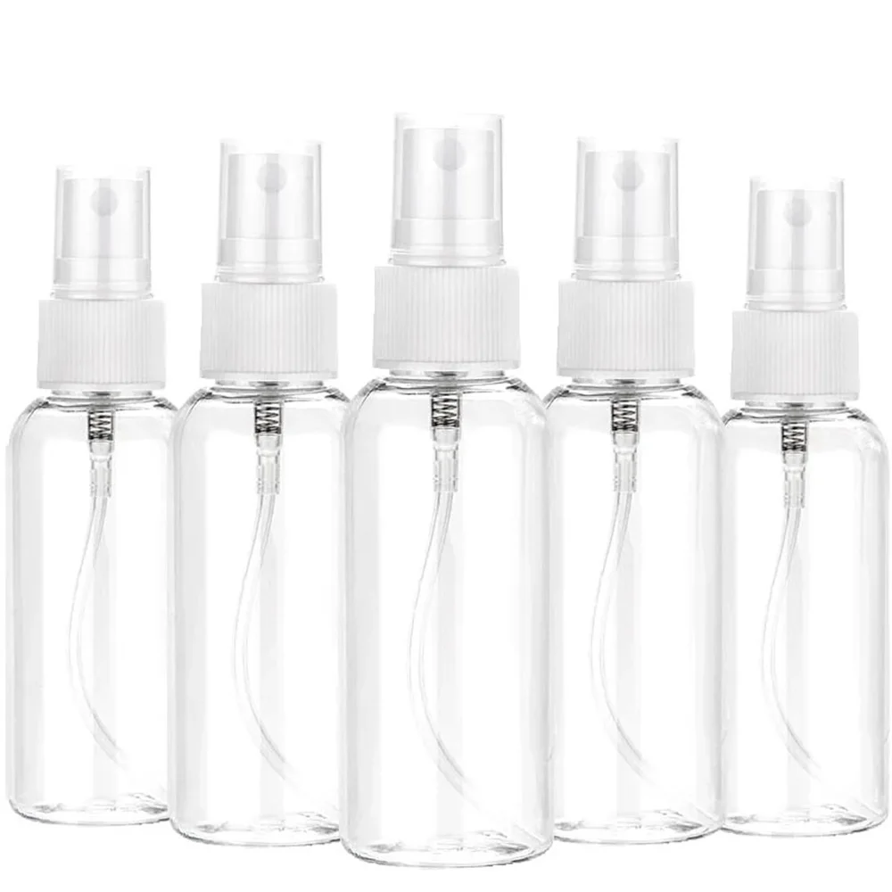 3 sztuk/partia wielokrotnego napełniania 30 ml 50 ml 100 ml przezroczysty PET plastikowy przenośny butelka z rozpylaczem pusty pojemnik na perfumy