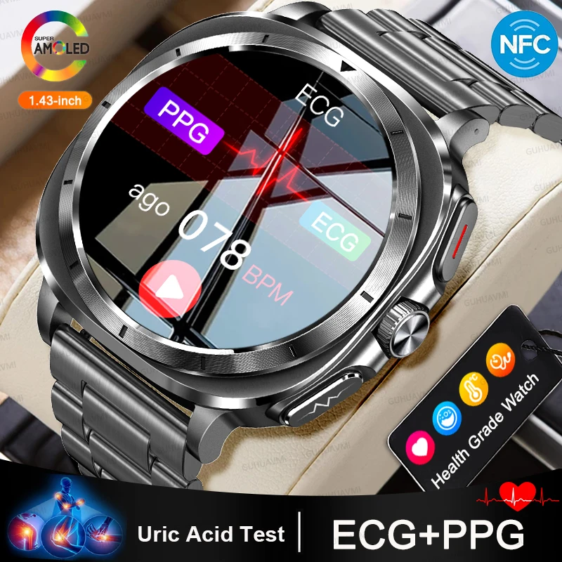 

Новые смарт-часы 2026 года с лазерным монитором для мужчин: ЭКГ+PPG, анализ давления, состава тела, уровня мочевой кислоты, уровня кислорода в крови, HD-звонки для Android и iOS