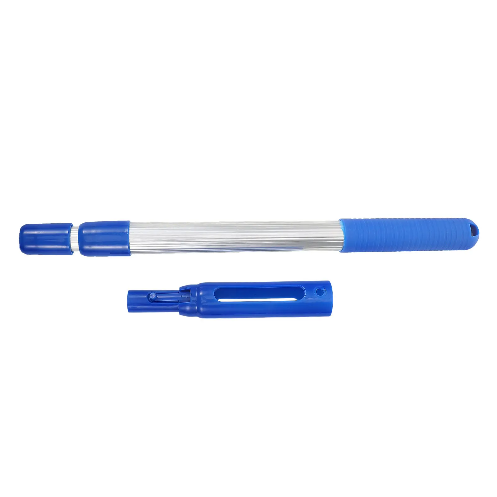 Telescopic Pool Cleaning Pole Aluminum Plastic Reinforced Lightweight Ergonomic Adjustable Connecting Rod for Skimmer Net Fish