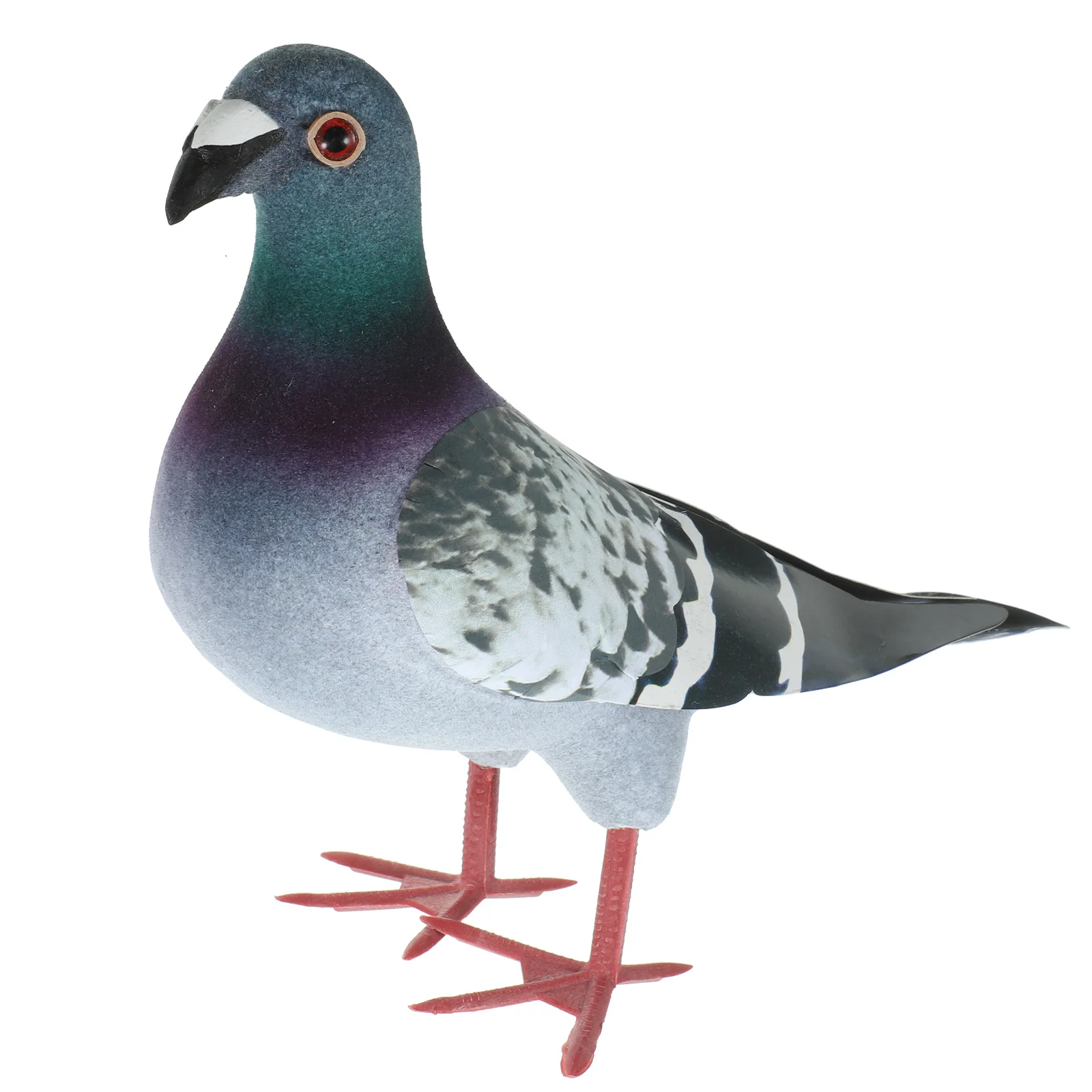 Bird Toys Artificial Pigeon Outdoor Landscape Dove Decoration Plumage Micro Figurine Foam Statue Feathered Child Fake Ornament