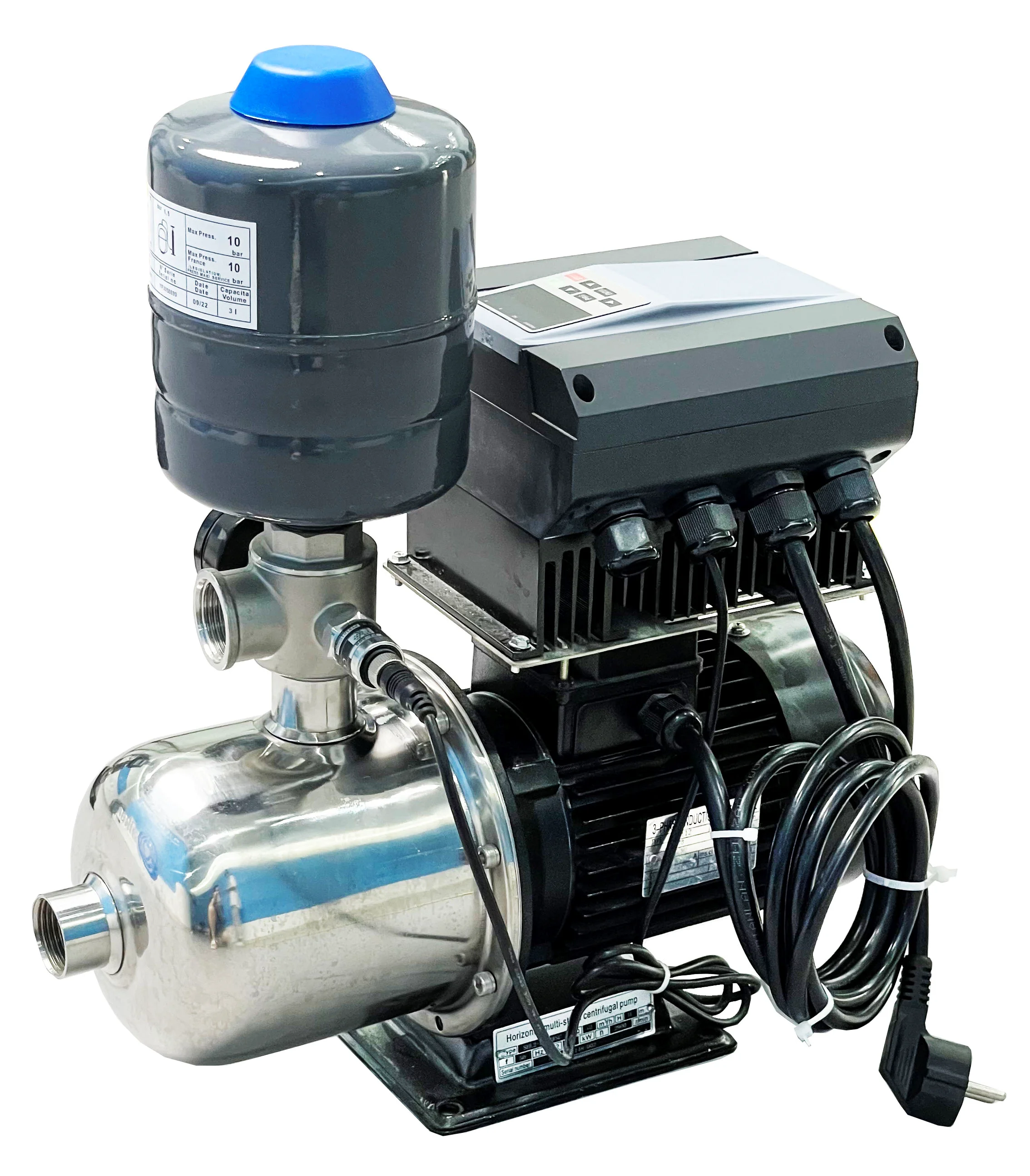 

Lightweight horizontal vfd inverter controlled Intelligent constant pressure multistage water Booster pump